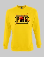 PUBG logo sweatshirt - BLACK