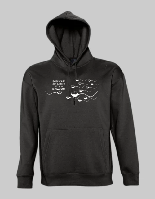 Sperm hoodie - BLACK