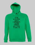 Kidnapped hoodie - KELLY GREEN