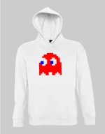 Pac man ghost hoodie - WHITE