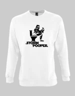 Storm Pooper Sweatshirt - WHITE