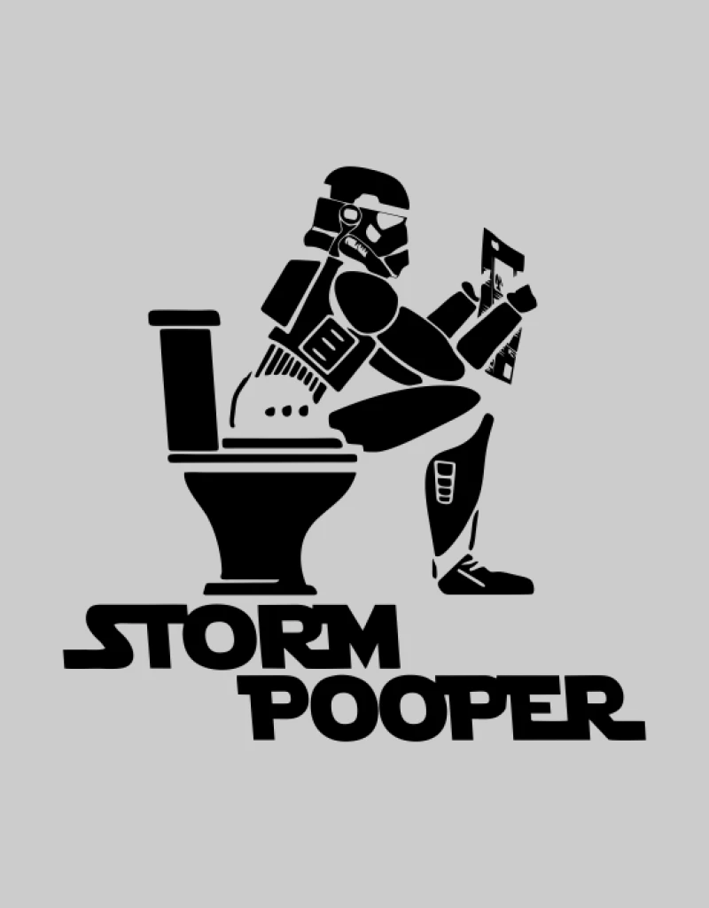 Storm Pooper Sweatshirt - WHITE