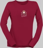 Da Vinci Meeple μακρυμάνικο w T-shirt - OXBLOOD