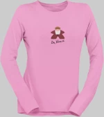 Da Vinci Meeple μακρυμάνικο w T-shirt - OXBLOOD