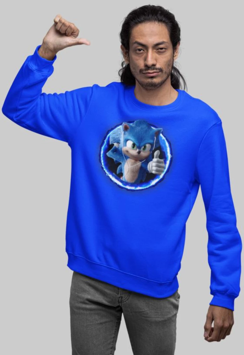 Sonic φούτερ - ROYAL BLUE
