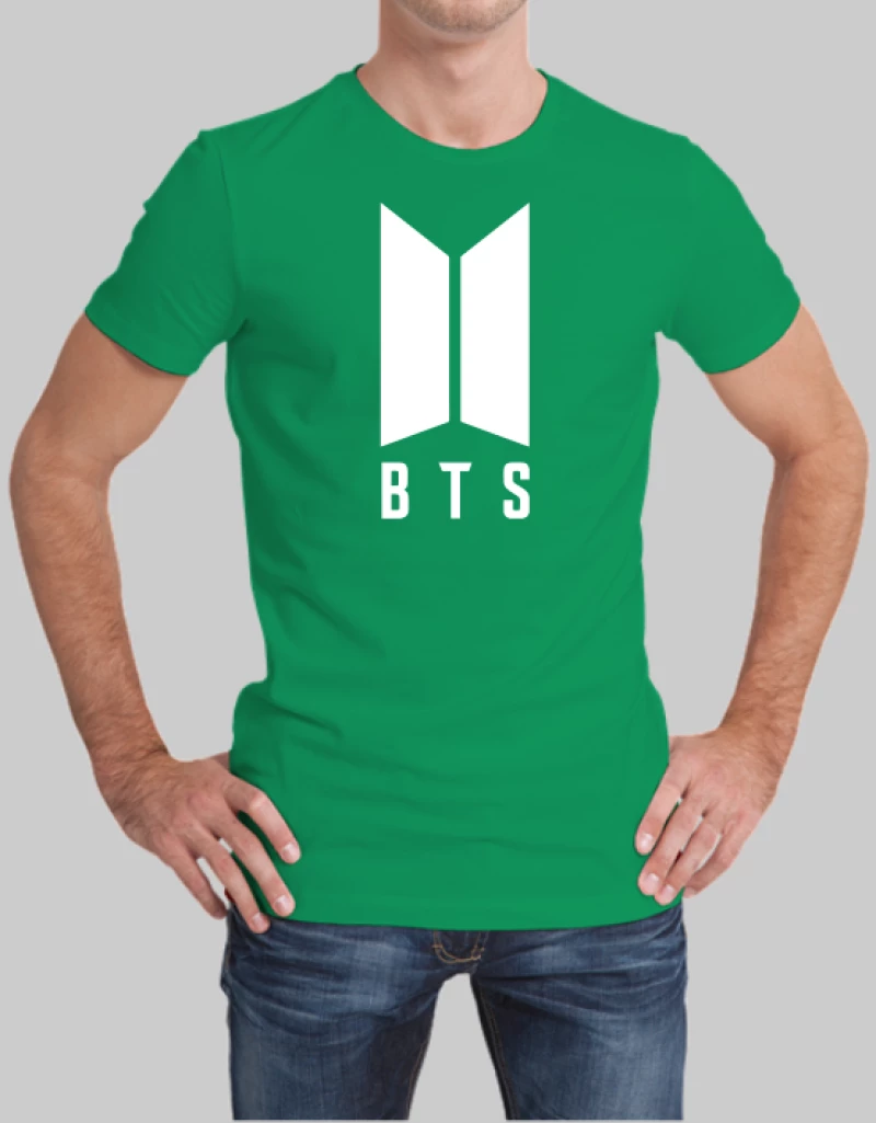 BTS T-shirt - KELLY GREEN