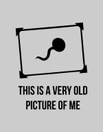 This is a very old picture of me t-shirt - RED