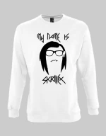 Skrillex Sweatshirt - WHITE