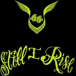 Still I Rise Hamilton μακρυμάνικο παιδικό T-shirt - BLACK