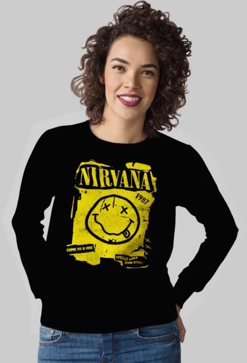 Nirvana Φούτερ W - BLACK