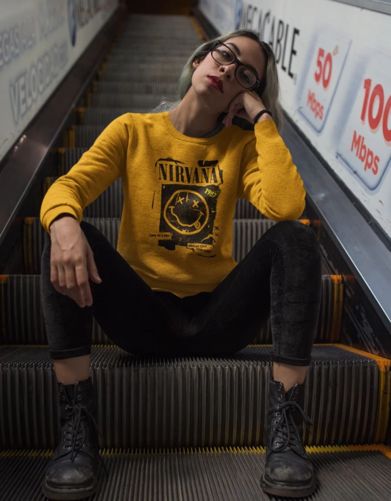 Nirvana Φούτερ W - BLACK