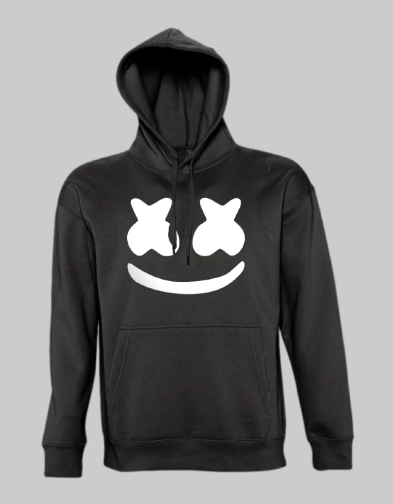 Marshmello dj hoodie - WHITE
