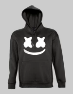 Marshmello dj hoodie - WHITE