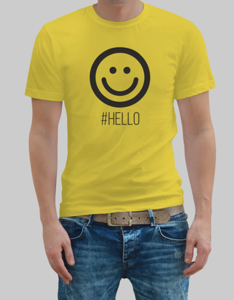 Hello man t-shirt - RED