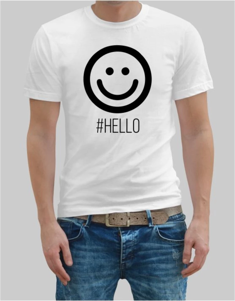 Hello man t-shirt - RED