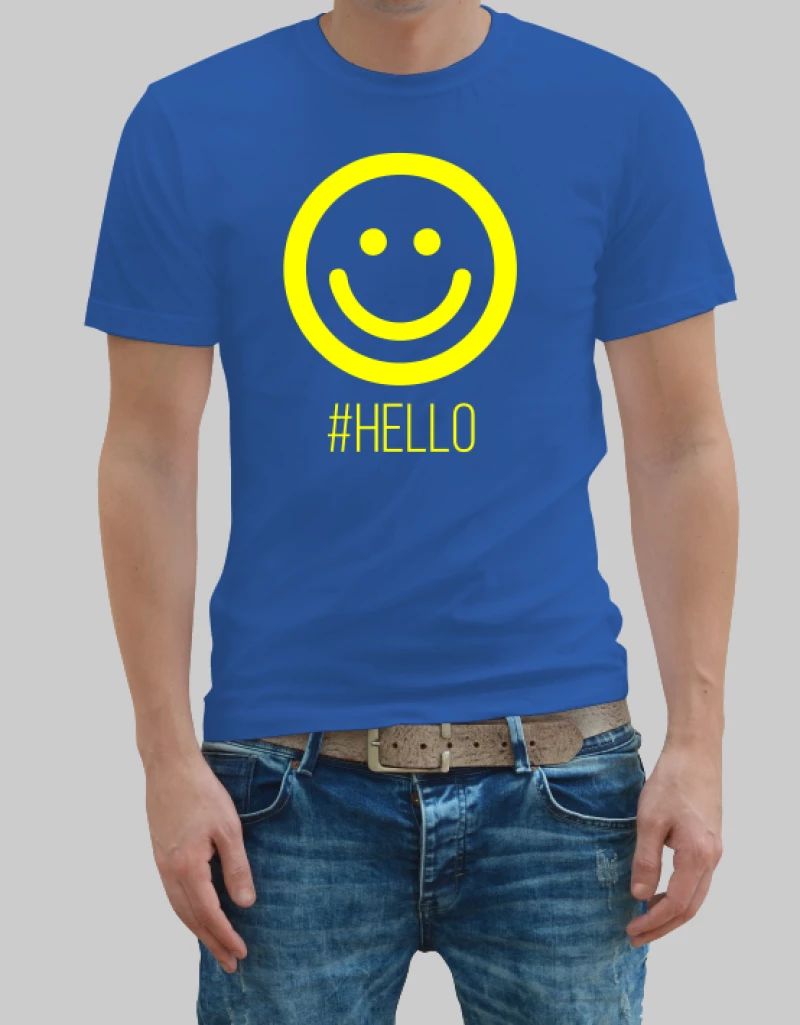Hello man t-shirt - RED