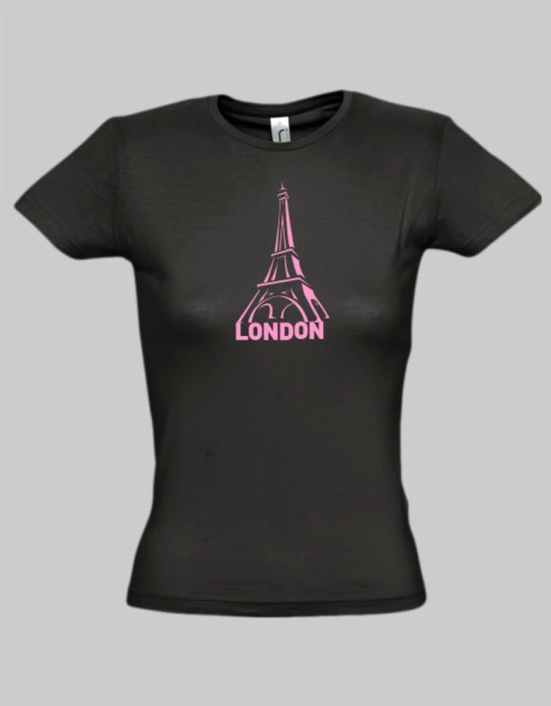 London w t-shirt - BLACK