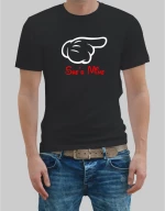 She's Mine T-shirt - BLACK