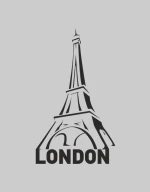 London t-shirt - GOLD