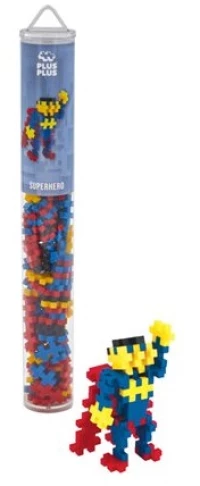 GIOCHI PREZIOSI ΤΟΥΒΛΑΚΙΑ PLUS-PLUS SUPERHERO 100 ΤΕΜ ΣΕ ΣΩΛΗΝΑ PLS4106