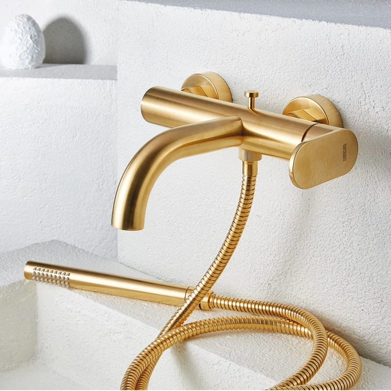 ΜΠΑΤ.ΛΟΥΤΡΟΥ SLIM VICARIO BRUSHED GOLD