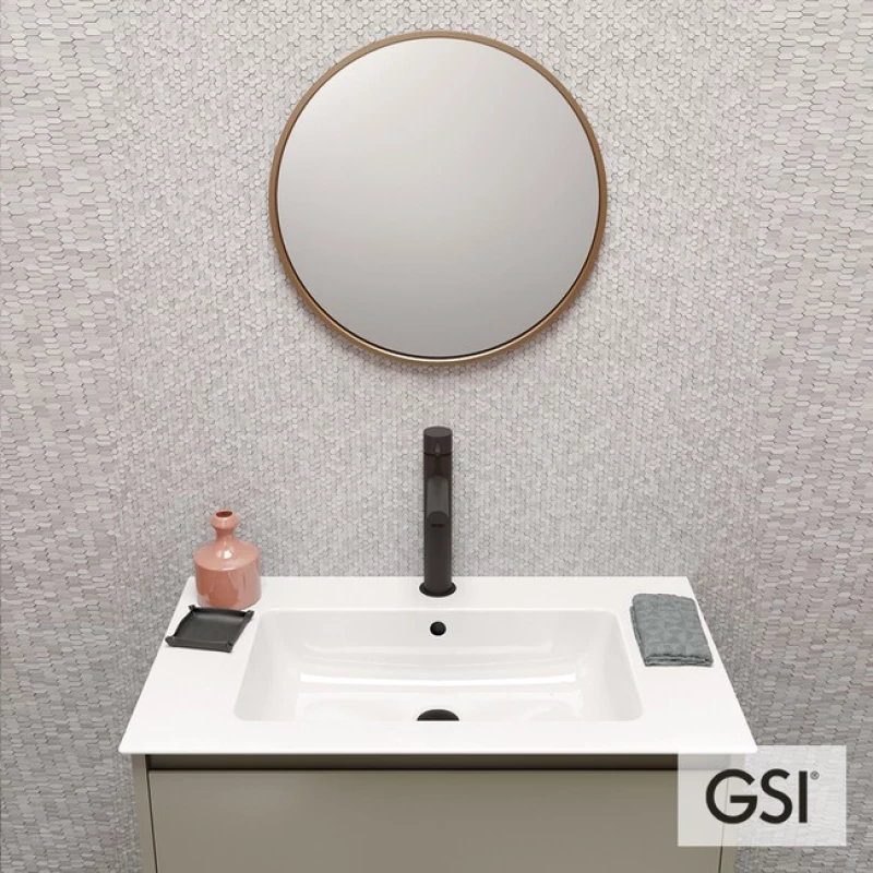 ΝΙΠΤΗΡΑΣ PURA 82x46 (1 οπή+2 προχαραγμένες οπές) GSI WHITE