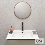 ΝΙΠΤΗΡΑΣ PURA 82x46 (1 οπή+2 προχαραγμένες οπές) GSI WHITE