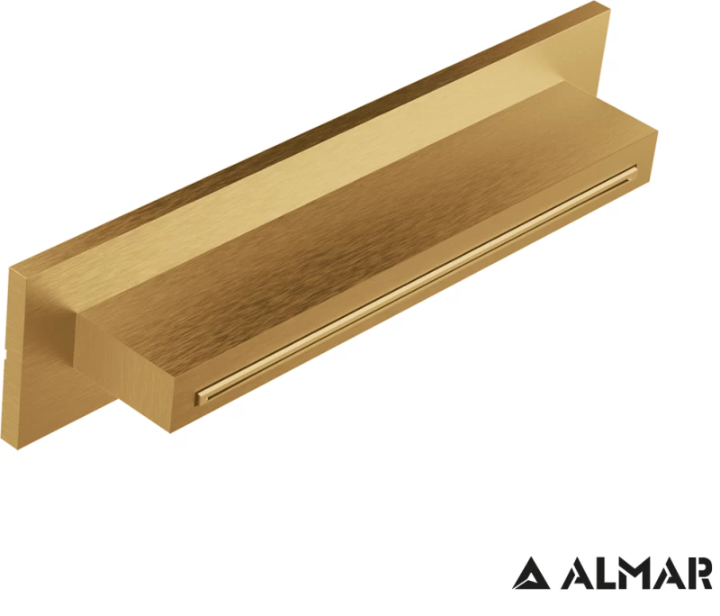 ΚΕΦΑΛΗ - ΚΑΤΑΡΡΑΚΤΗΣ XL 34,6x8 ALMAR INOX PVD BRUSHED GOLD