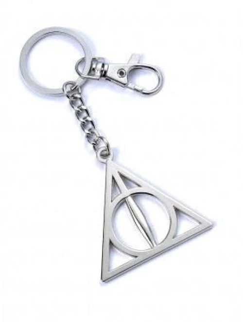 Harry Potter Keychain Deathly Hallows (silver plated)