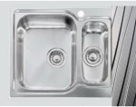 Νεροχύτης Sanitec Matico Ιnox Ένθετος Αντιχαρακτικός 58 x 50 (11692)