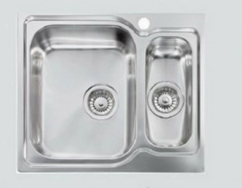 Νεροχύτης Sanitec Matico Ιnox Ένθετος Αντιχαρακτικός 58 x 50 (11692)