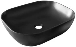 Νιπτήρας Πορσελάνης Επιτραπέζιος Ceramita Encore 50 Black Matt 50x40 cm
