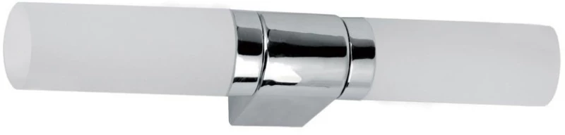 Απλίκα μπάνιου ROBERT χρωμίου με γυαλί οπάλ Viokef 4104900 Λευκό