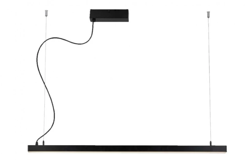 Φωτιστικό κρεμαστό LED Avenue Linear Systems λευκό μαύρο Viokef 3994601 Μαύρο
