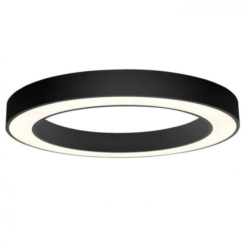 Πλαφονιέρα LED Apollo 38W Φ50 Viokef 4214101 Μαύρο