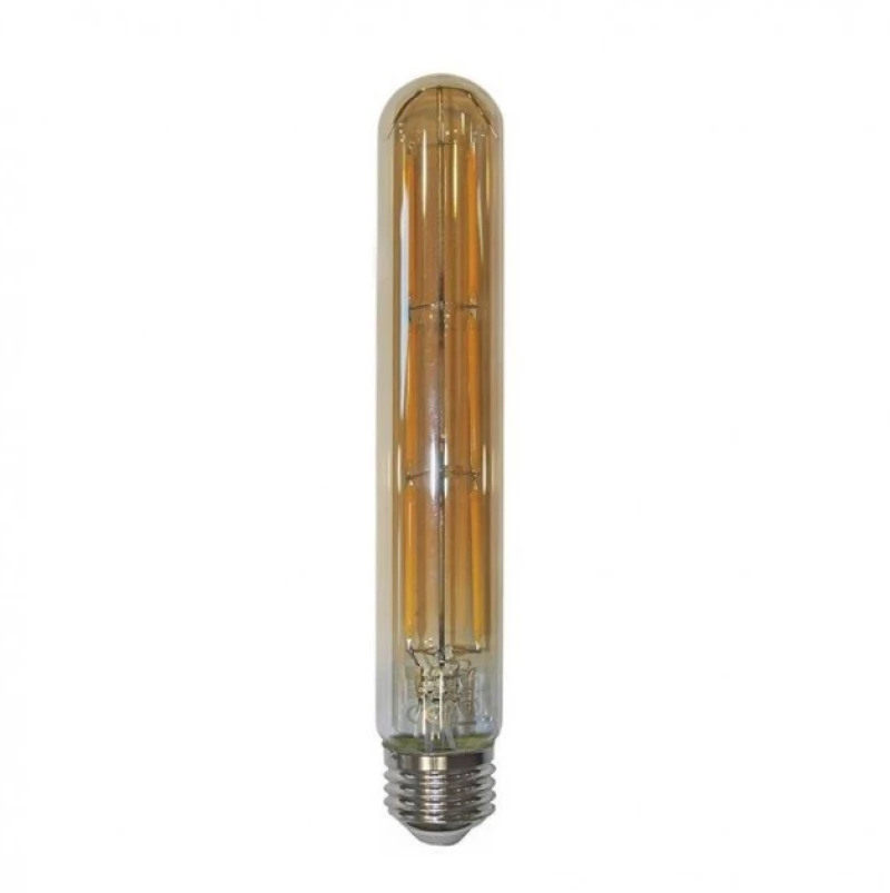 Λαμπτήρας LED E27 6W Σωλήνας Μελί Θερμό 2200k 600lm 13-2730185600 Lumen Adeleq 13-2730185600 Μελί