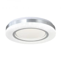 Πλαφονιέρα Φωτιστικό Οροφής LED 54W Ακρυλικό Ασημί-Λευκό 42016-B Inlight 42016-B Λευκό/Ασημί