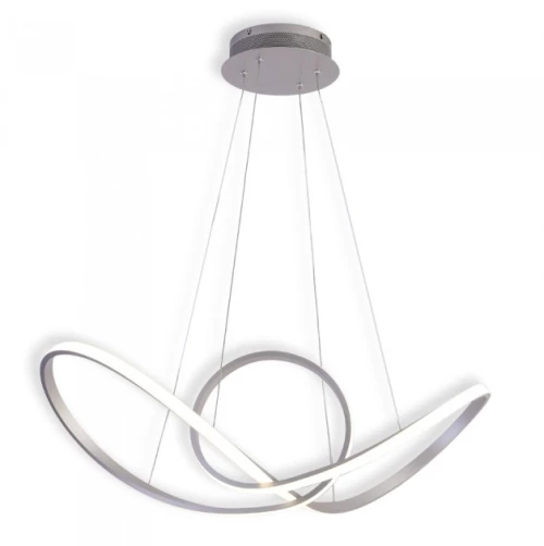 Κρεμαστό Φωτιστικό Οροφής LUNA 56W 4000K Αλουμίνιο LED Sunlight LUNA-S Ασημί