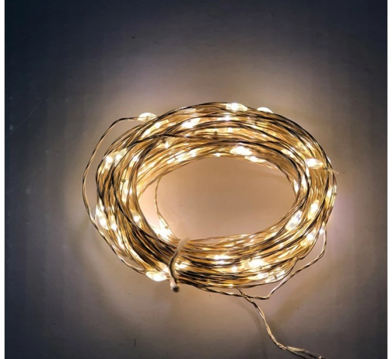 Λαμπάκια 200 Micro LED με Πρόγραμμα και Σταθερά Ασημί Σύρμα Θερμό Φως ΙΡ44 30-2009 Lumen 30-2009 Ασημί