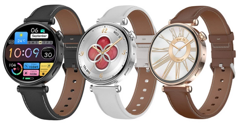 Naxius Smartwatch NXSWK-41H Black Leather Naxius