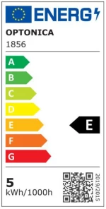 OPTONICA LED λάμπα A60 1856  Filament  5W  2700K  600lm  E27
