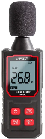 NOYAFA ψηφιακό ντεσιμπελόμετρο NF-562  30-130dB
