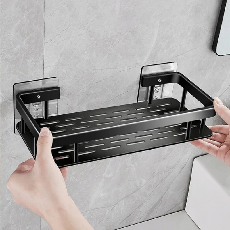 HOME USE ράφι τοίχου HUH-0162  μεταλλικό  30x5x13cm  μαύρο