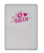 ΚΟΥΒΕΡΤΑ ΠΙΚΕ ΚΟΥΝΙΑΣ 110X140 ADAM HOME QUEEN GREY - 110Χ140