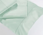 Μεμονωμένα σεντόνια Down Town Solid Colours S250/13 Aqua Βαμβακοσατέν  - Υπέρδιπλο 245x280