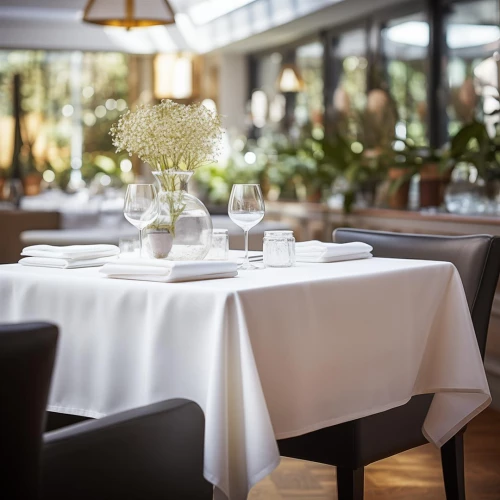 Τραπεζομάντηλο επαγγελματικό Stain 150x180 Λευκό   - -