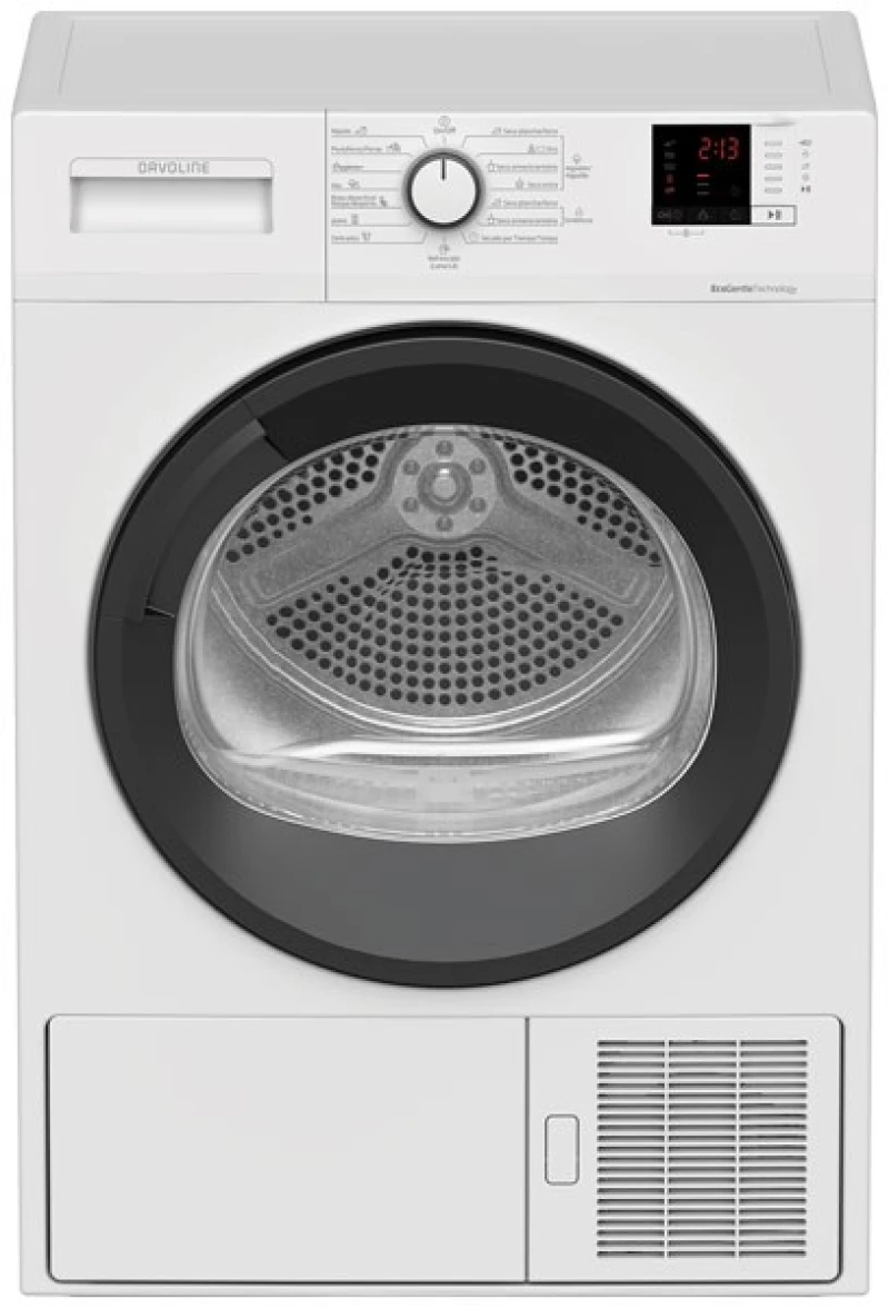 Davoline DRWD 10000 Στεγνωτήριο Ρούχων με Αντλία Θερμότητας 10kg Λευκό