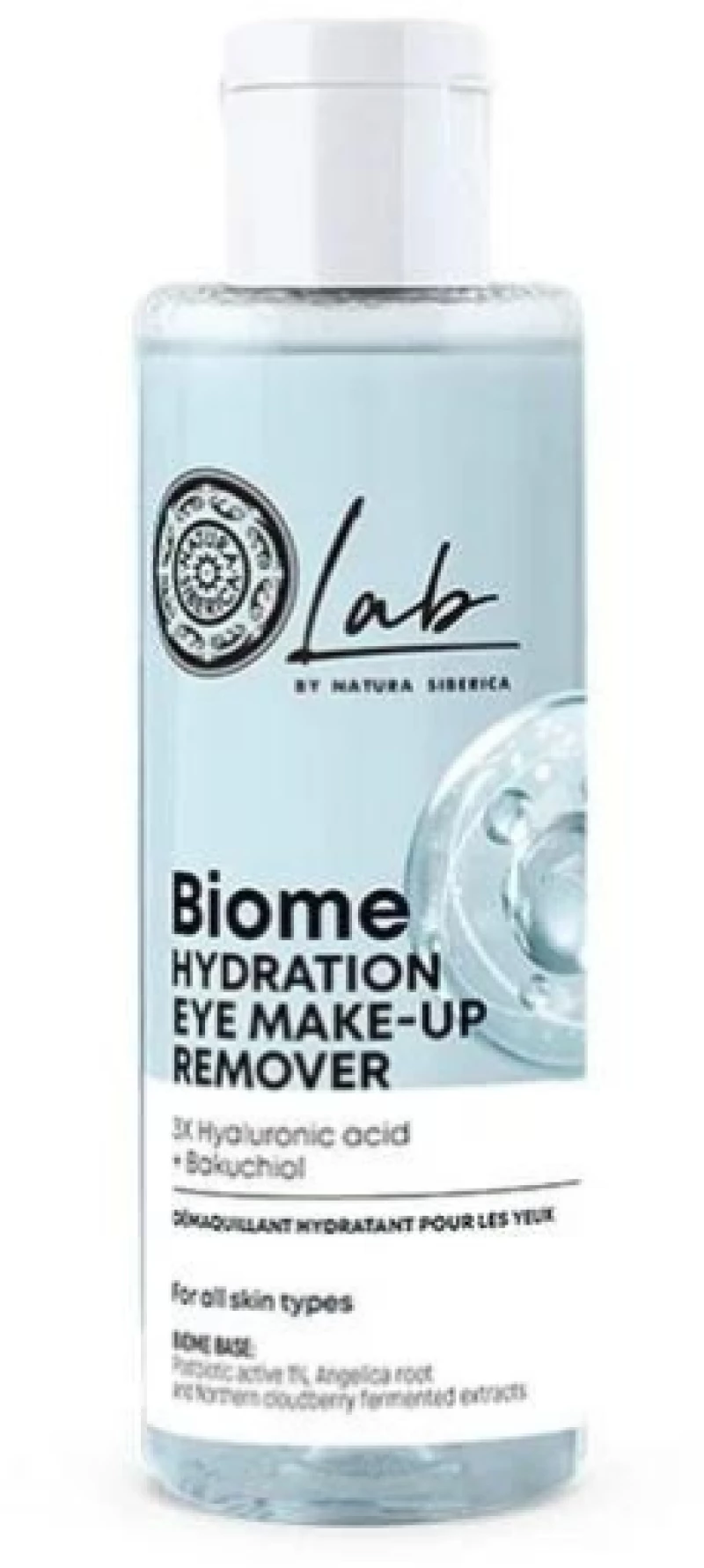 Natura Siberica | Lab Biome Hydration Eye Make-Up Remover | Ενυδατικό Καθαριστικό Ματιών 150ml.