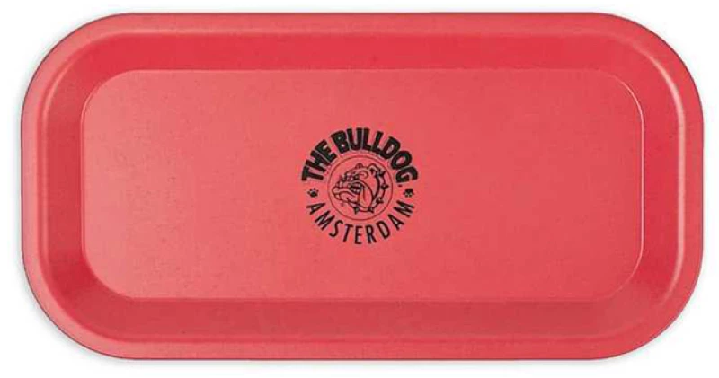 The Bulldog Rolling Tray Δίσκος Eco Small Red (20.5x10.5cm)