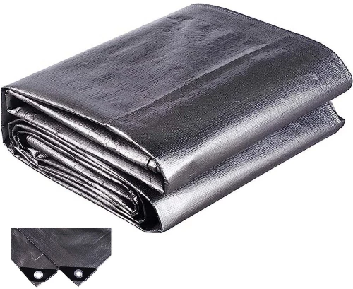 Μουσαμάς ασημί 200gr 6X8m CRESMAN